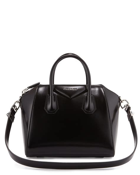 Givenchy Black Antigona Leather Satchel 